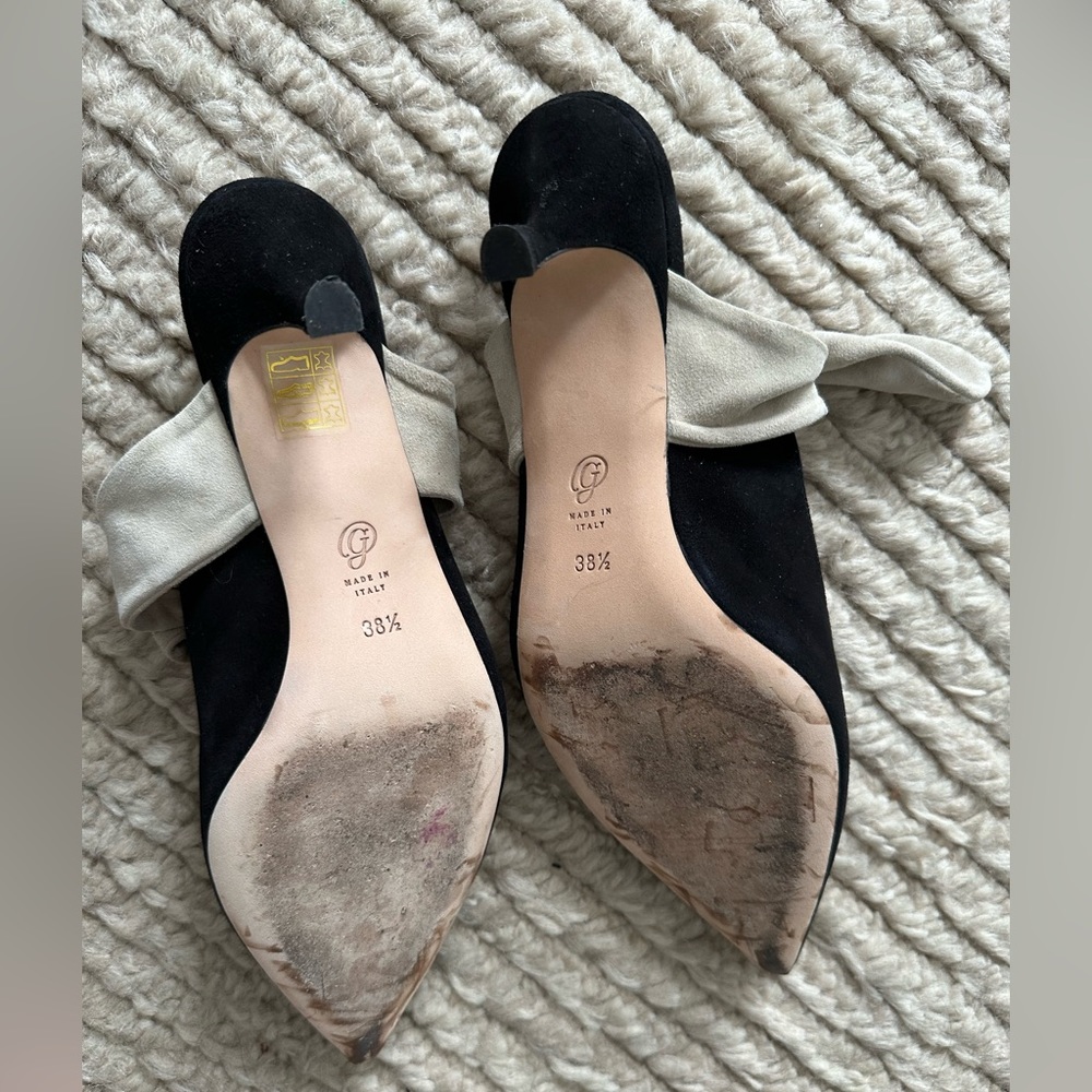 M. Gemi “Le Lasso” Suede Mule - Picture 2 of 4